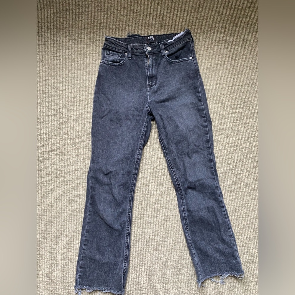 BDG black jeans - raw hem - size 27